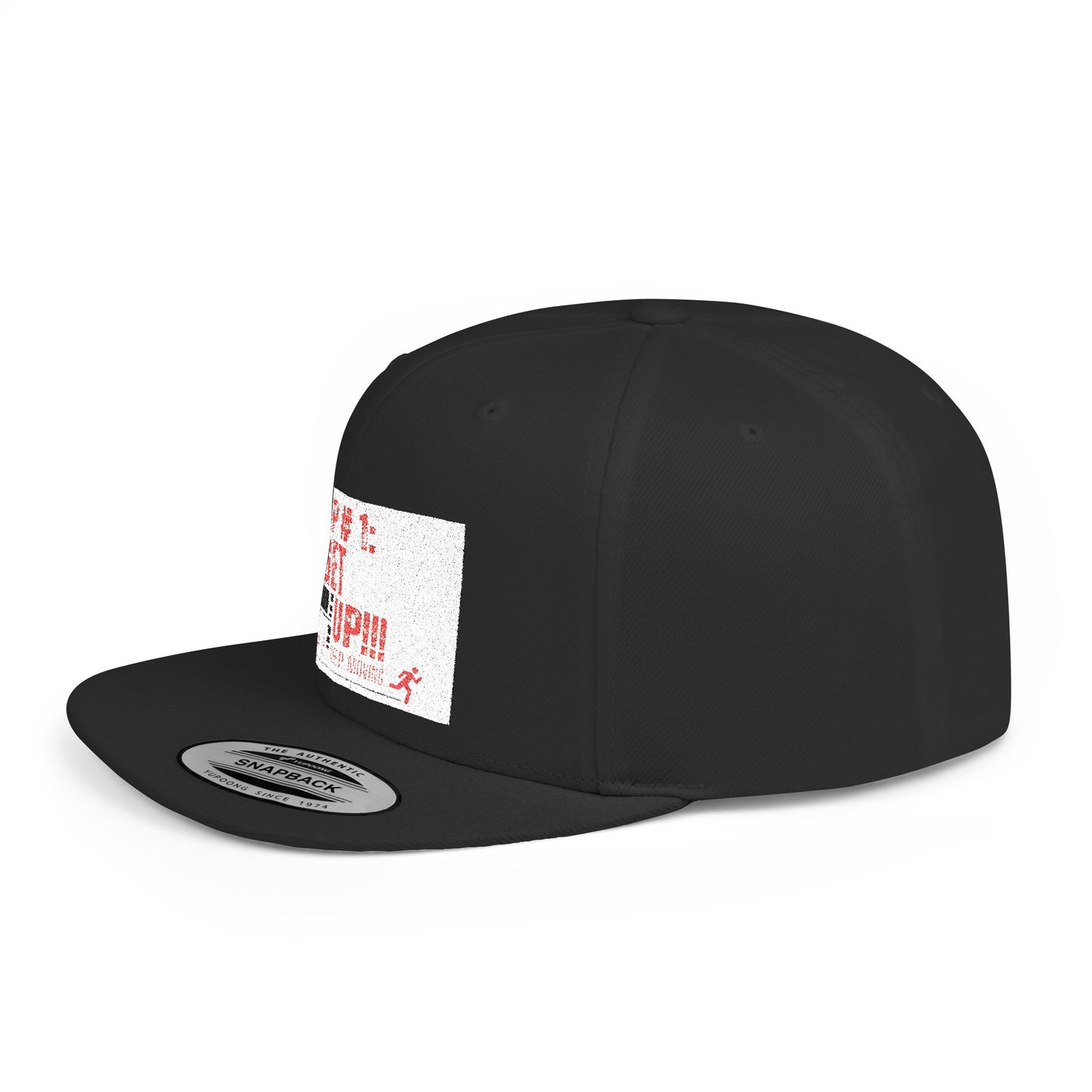 Get Up Keep Moving Flat Bill Snapback – Motivational Fitness Cap | Shop With Ara