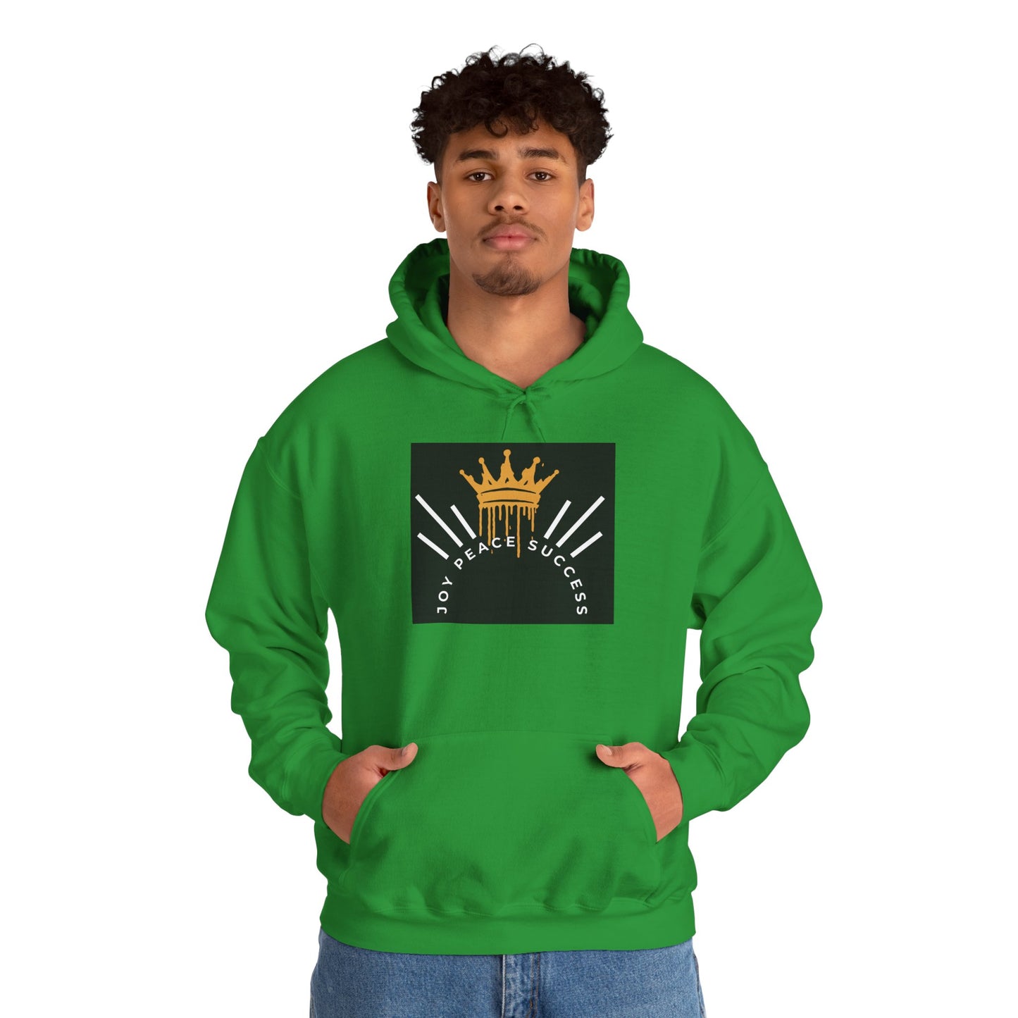 Joy-Peace-Success Hoodie, Positive Affirmations, Athletic Apparel, Active Lifestyle Clothing