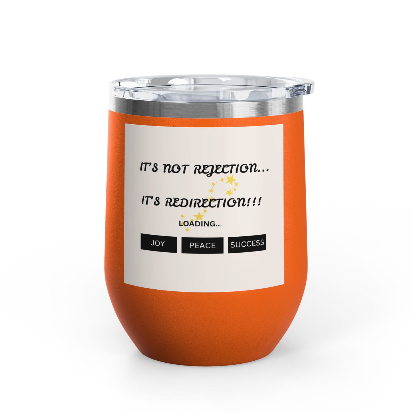 Motivational Wine Tumbler – Joyful Quotes Insulated Cup | Inspirational Gift | Shop With Ara