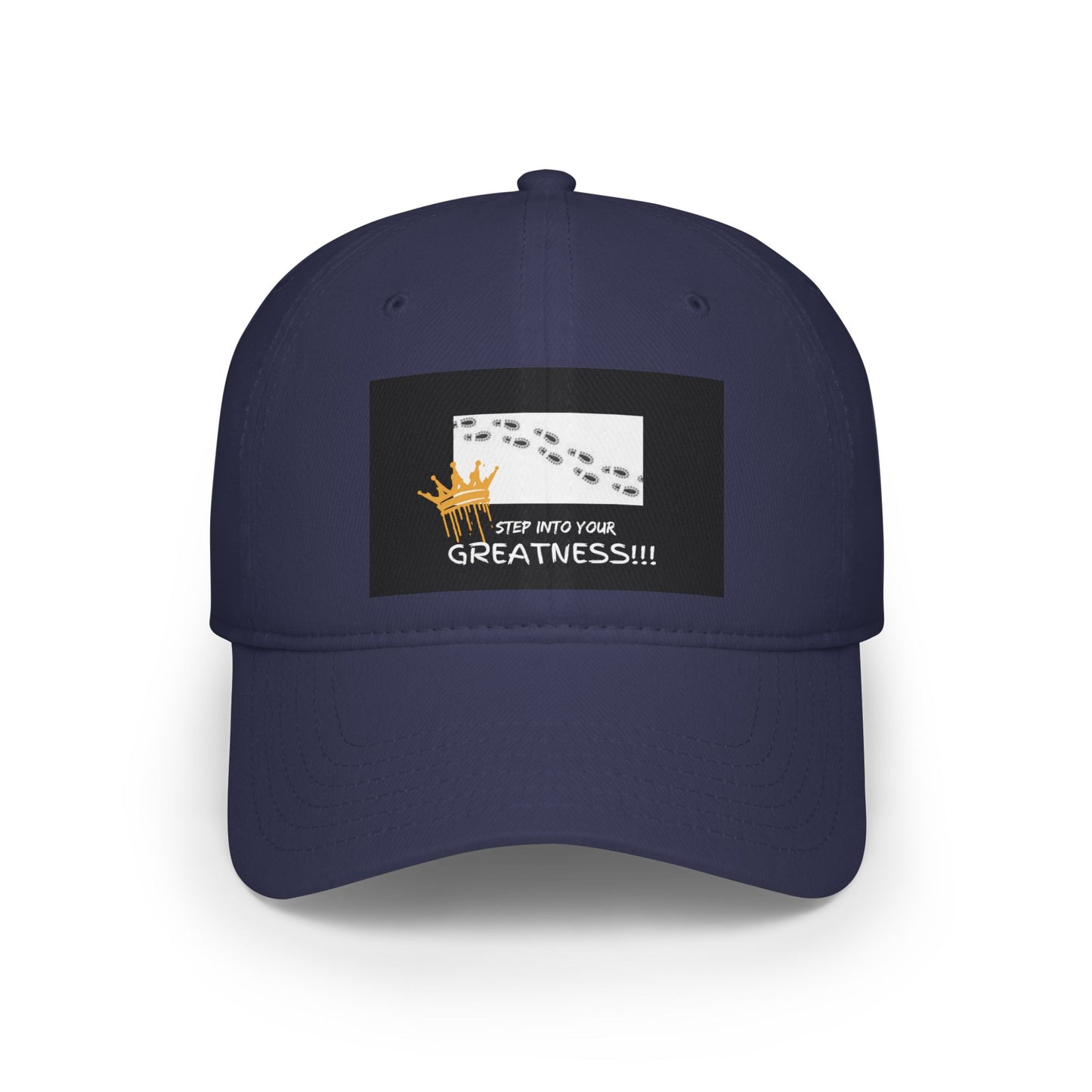 Navy blue cap with motivational quote | ShopWithAra