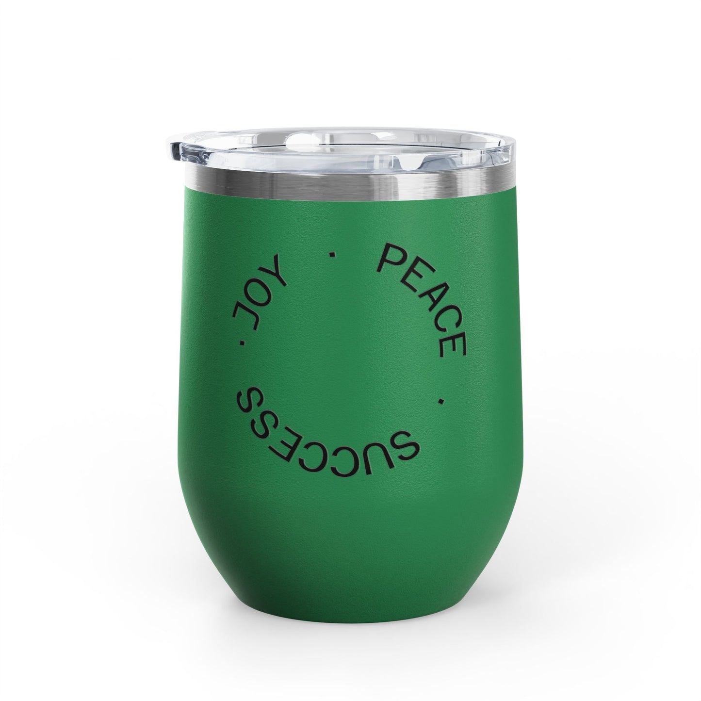 Green tumbler with motivational text  | Shop With Ara