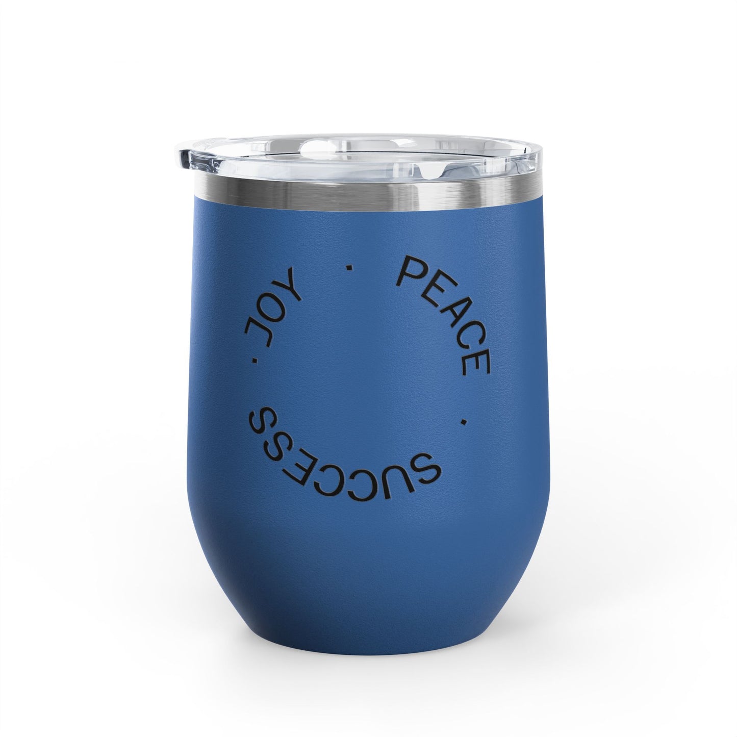 Blue tumbler with motivational text  | Shop With Ara