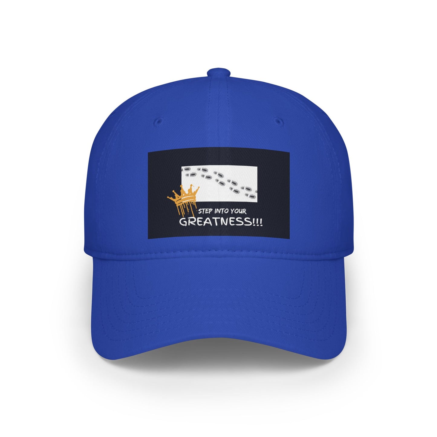 Blue cap with a motivational patch | ShopWithAra