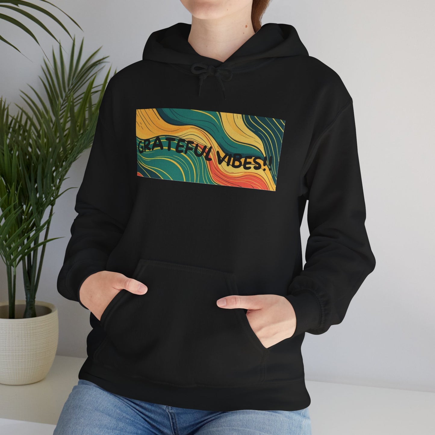 Grateful Vibes Motivational Hoodie – Positive Affirmation Apparel | Shop With Ara