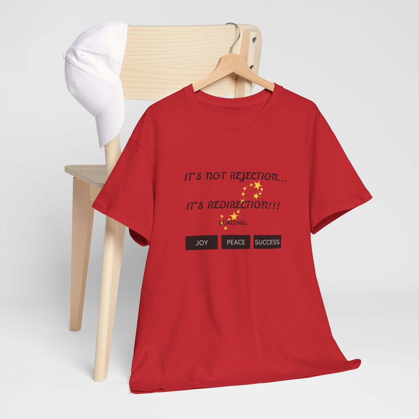 It's Not Rejection, It's Redirection – Motivational Unisex Tee | Shop With Ara