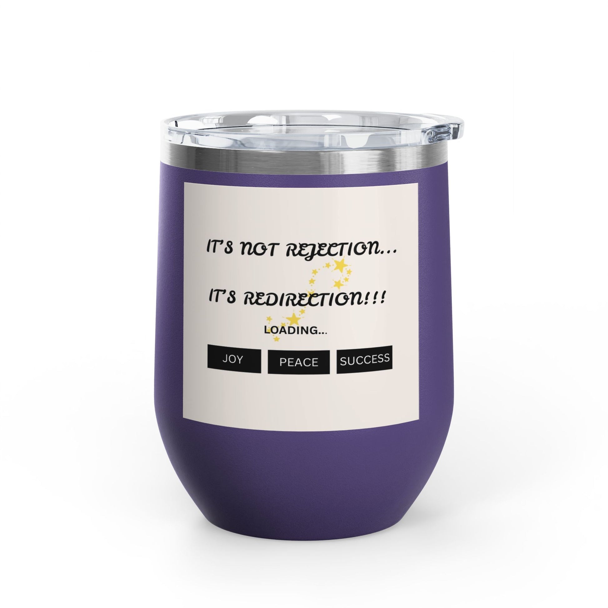 Purple tumbler with motivational quote | Shop With Ara