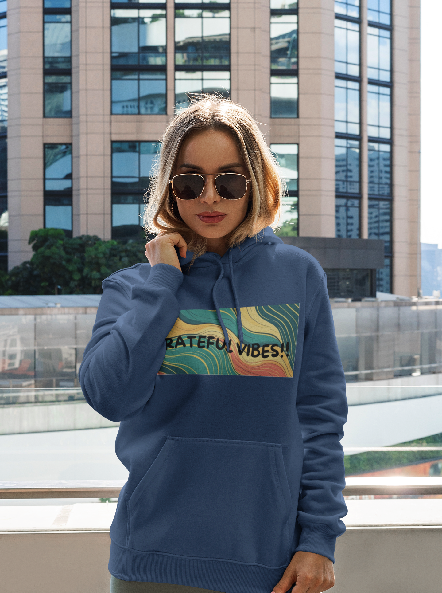Grateful Vibes Motivational Hoodie – Positive Affirmation Apparel | Shop With Ara
