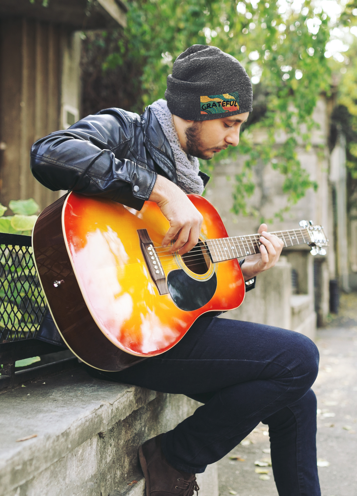 Grateful Embroidered Cuffed Beanie – Thoughtful Gift for Friends | Shop With Ara