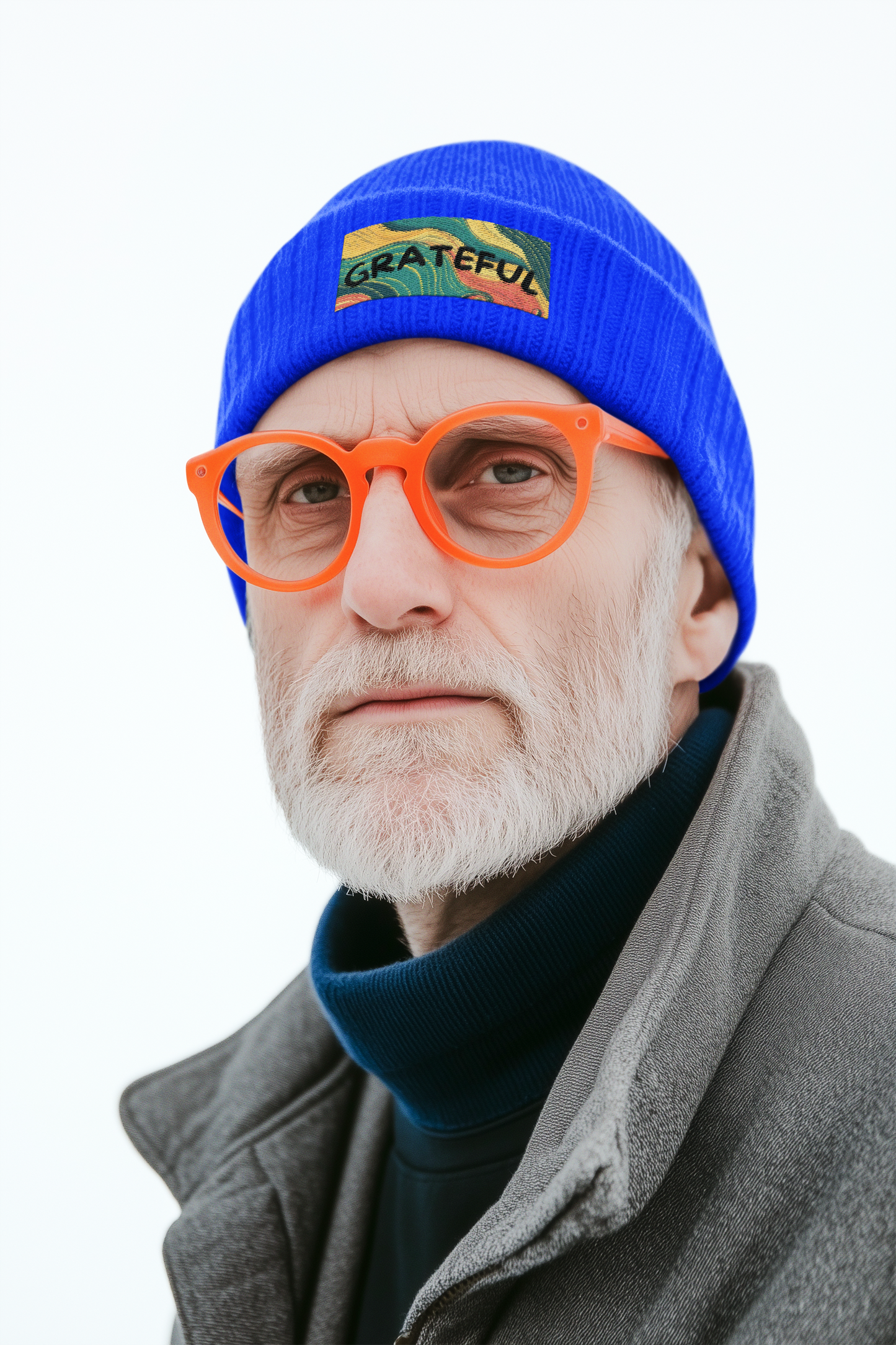 Grateful Embroidered Cuffed Beanie – Thoughtful Gift for Friends | Shop With Ara