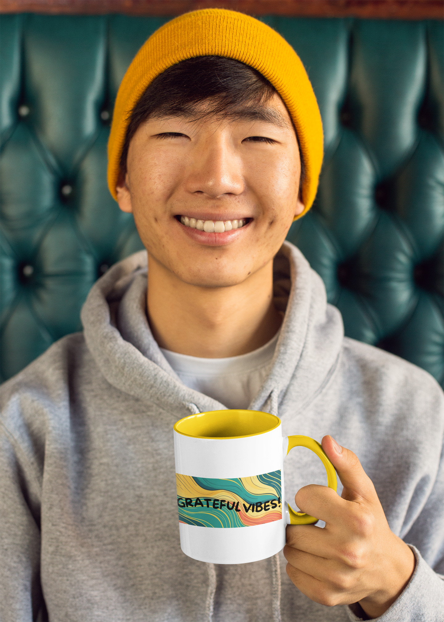 Grateful Vibes Coffee Mug – Inspirational Gift for Coffee Lovers | Shop With Ara