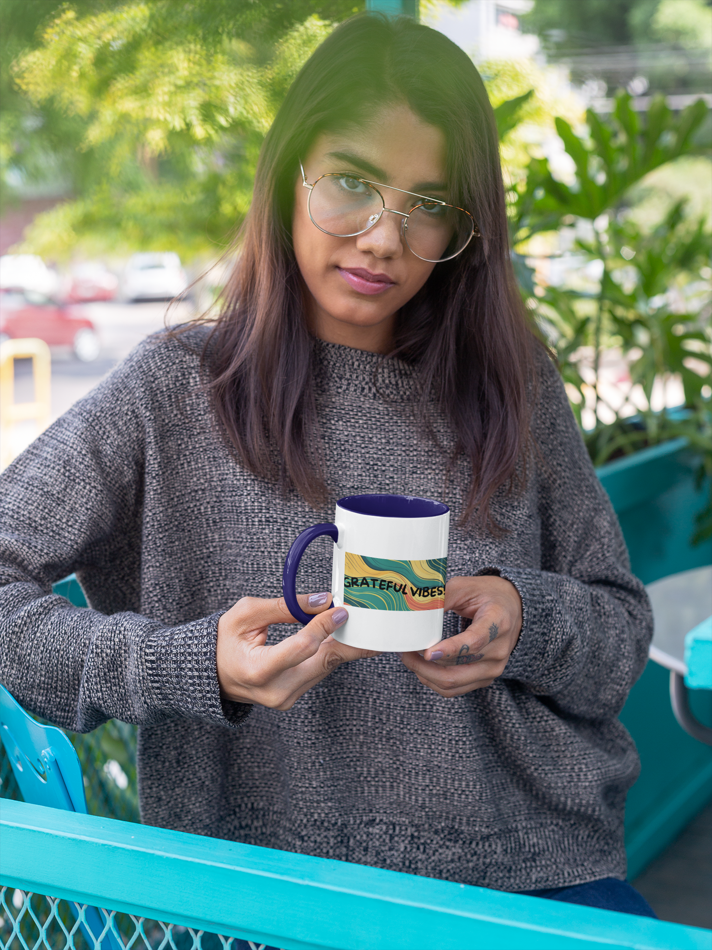 Grateful Vibes Coffee Mug – Inspirational Gift for Coffee Lovers | Shop With Ara