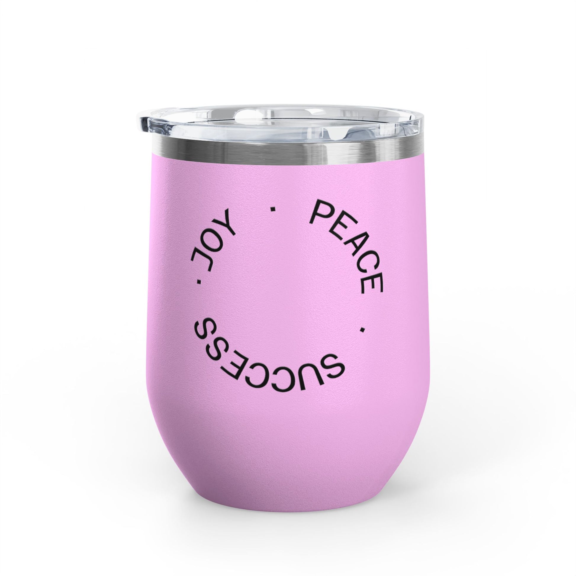 Pink tumbler with motivational text  | Shop With Ara
