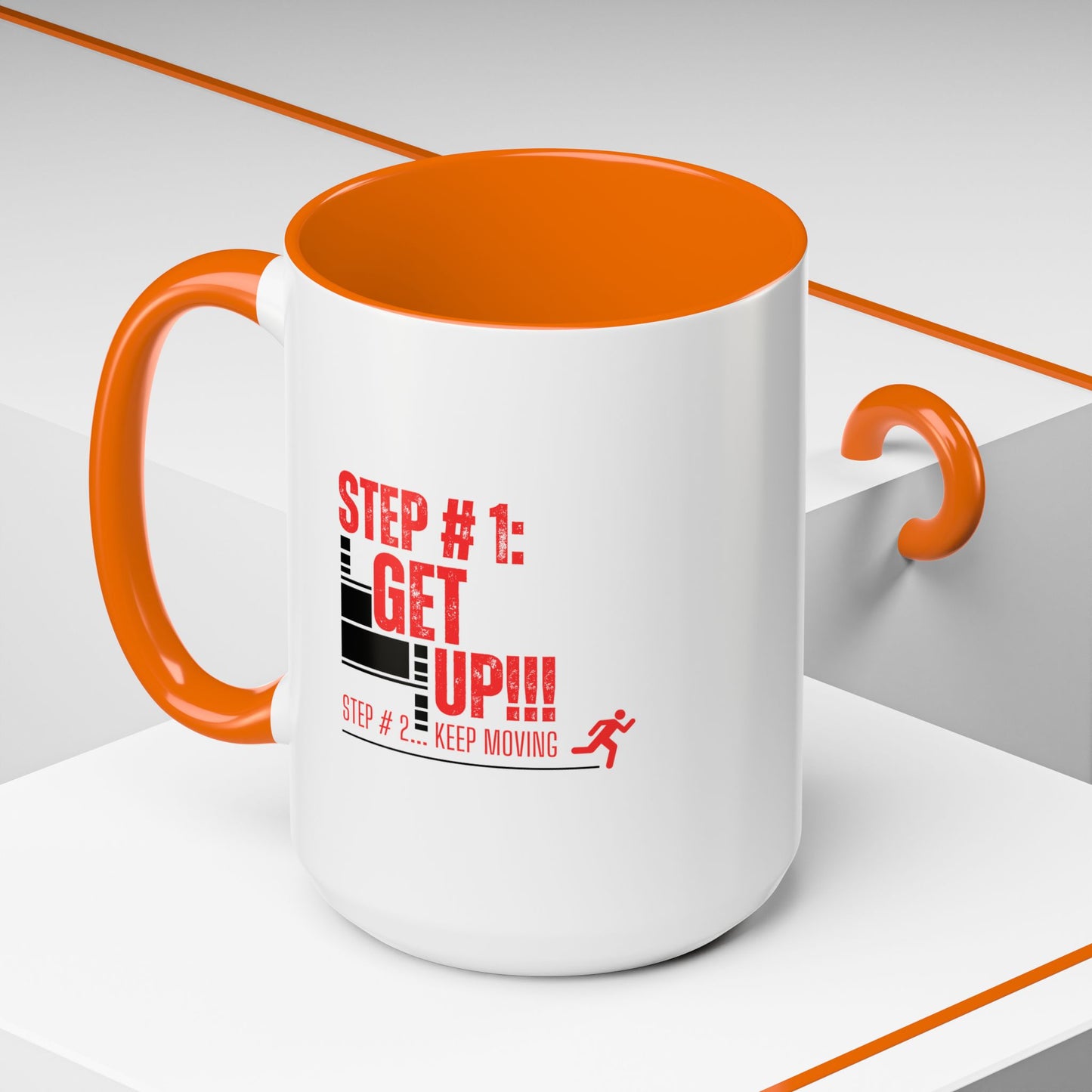 Get Up & Keep Moving Coffee Mug – Motivational Gym Gift for Morning People | Shop With Ara