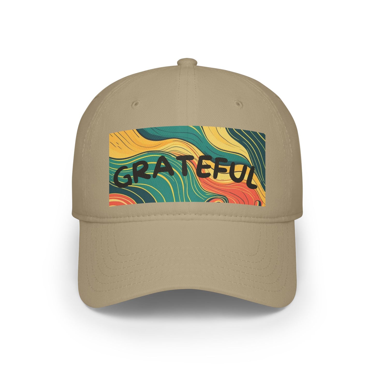 Grateful Low Profile Baseball Cap – Motivational Hat for Outdoors & Sports | Shop With Ara