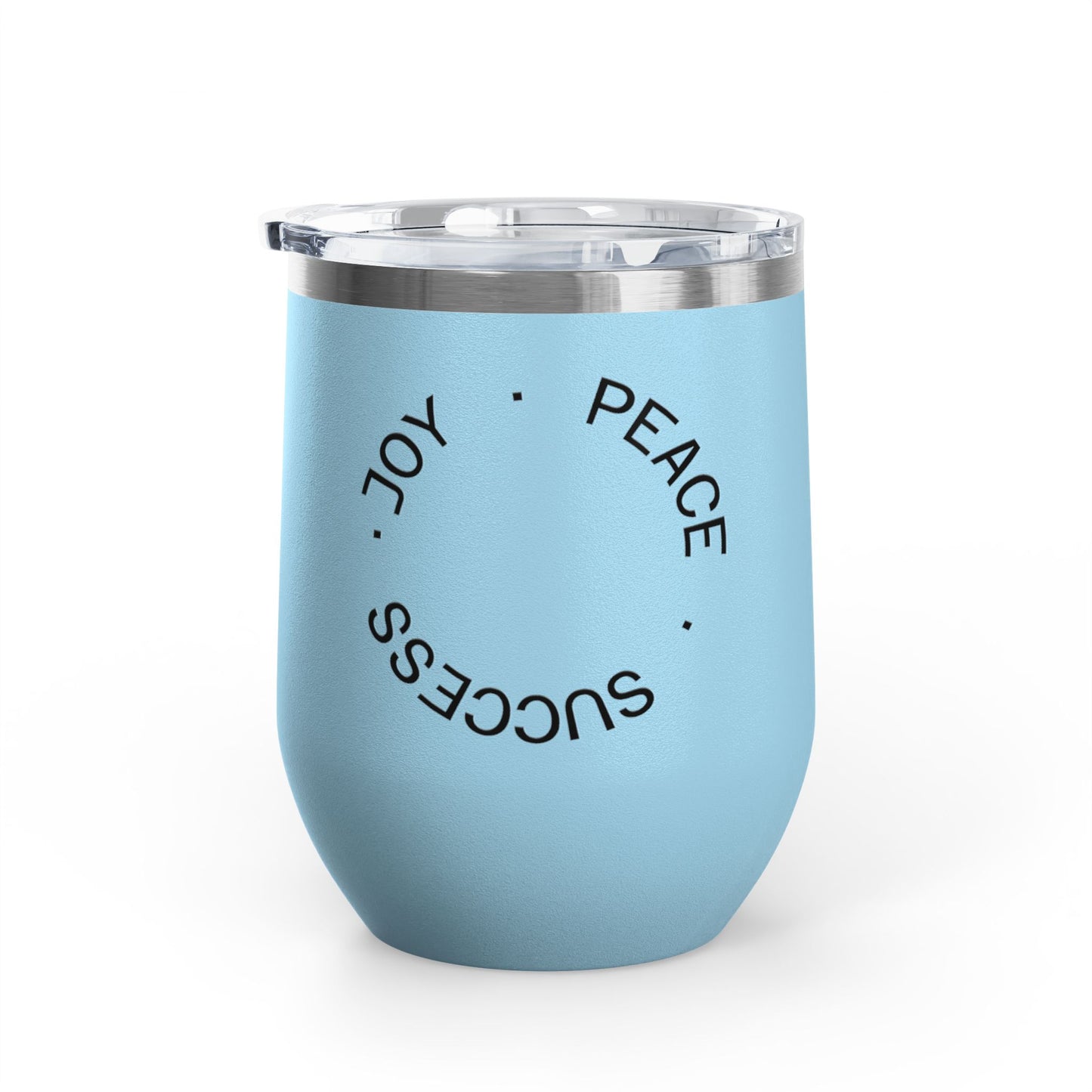 Blue tumbler with motivational text  | Shop With Ara