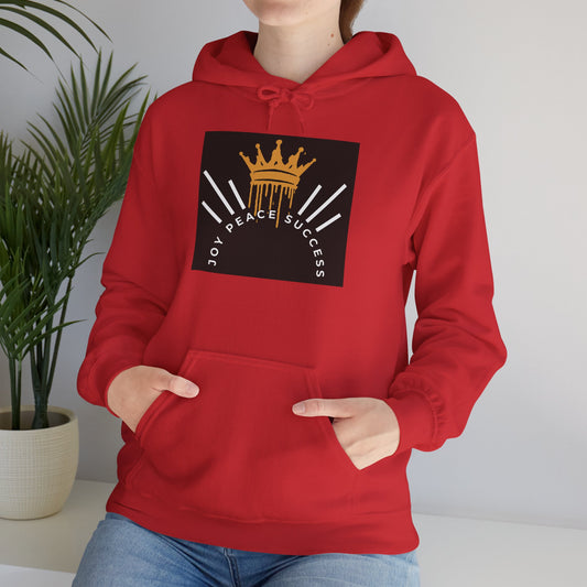 Joy-Peace-Success Hoodie, Positive Affirmations, Athletic Apparel, Active Lifestyle Clothing